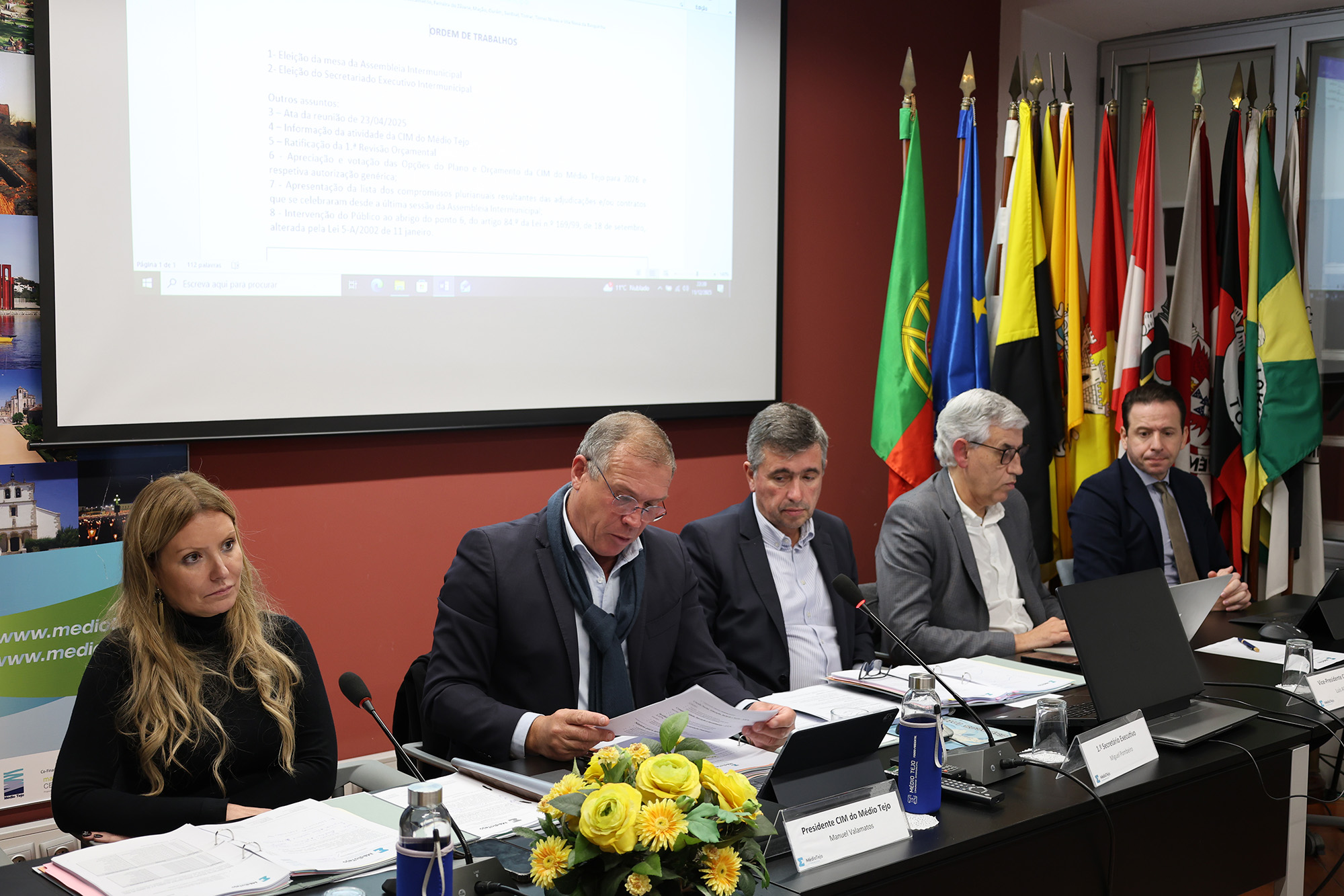 Realização da Reunião Ordinária da Assembleia Intermunicipal da CIM do Médio Tejo